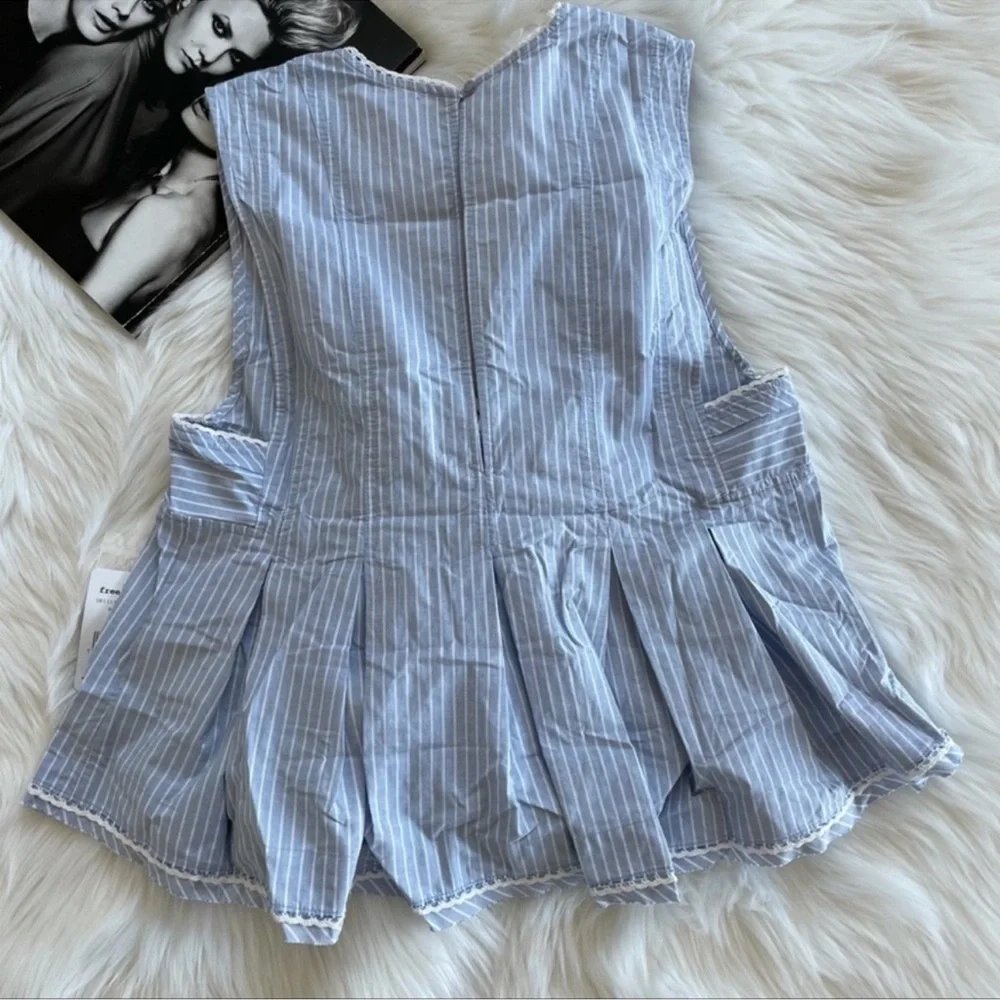 Free People Good Feels Striped Top